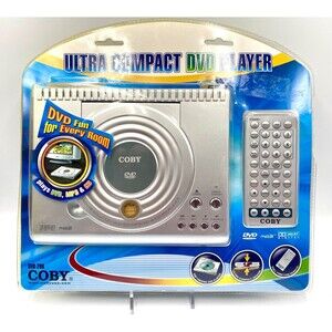 Coby DVD-206 Ultra Compact DVD Player with Remote & Cords Sealed New 2005